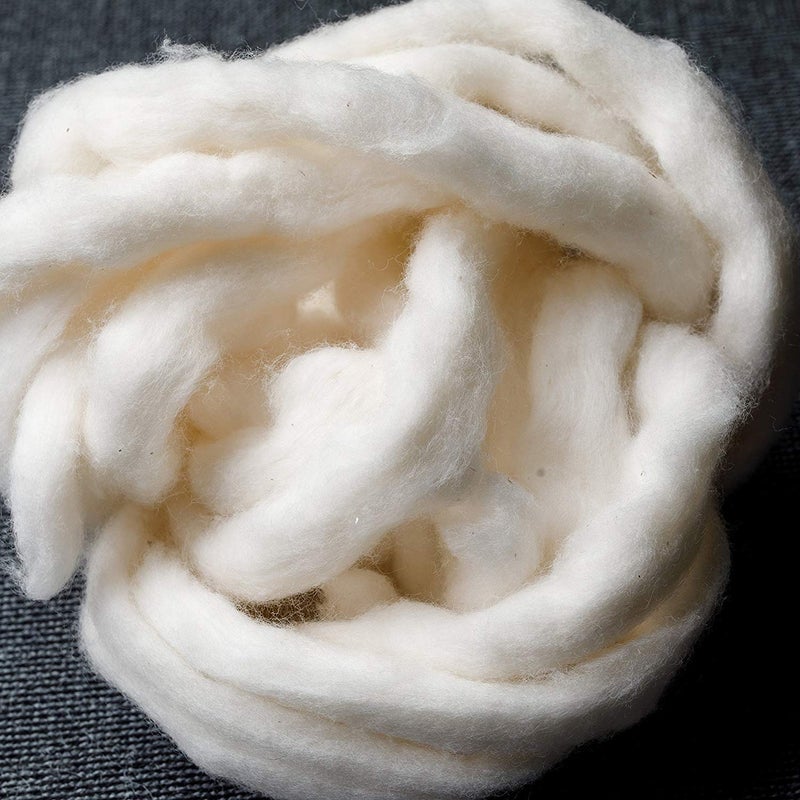 AMOZA Japanese Organic Cotton Sliver 13 Feets 100% Organic Unbleached [Made in Japan] (8 Packs) - Image 5